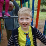 Playing at the park