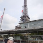 Flag, boat, tower, boy