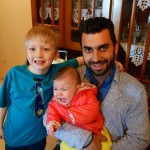 Katerina's brother Adam and baby Stella